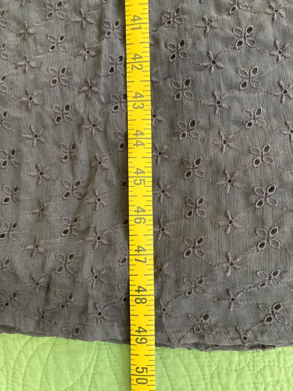 Free People Malian Maxi X-Small Black Embroidered Eyelet Cottagecore Peasant - Picture 5 of 9
